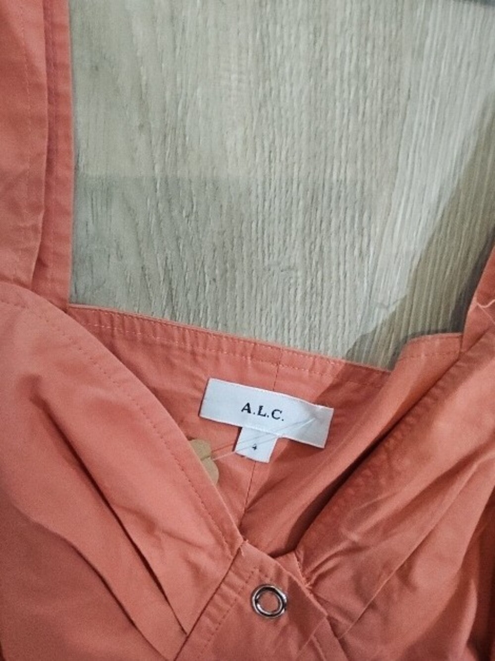 A.L.C. Coral Button-Front Crop Top & Maxi Skirt Set - Picture 2 of 3